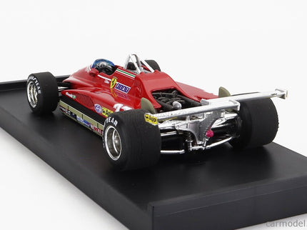 Ferrari F1 126C2 N°27 USA Ovest Long Beach GP 1982 Gilles Villeneuve 1:43 Brumm červená