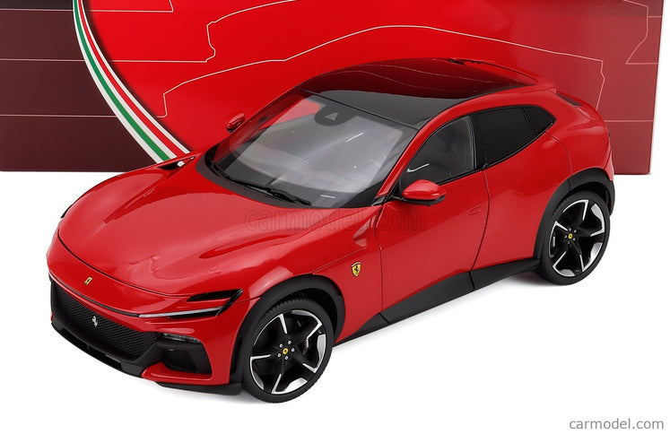 Ferrari Purosangue Suv 2022 - Polyfoam Packaging 1:18 BBR Models ROSSO CORSA - RED