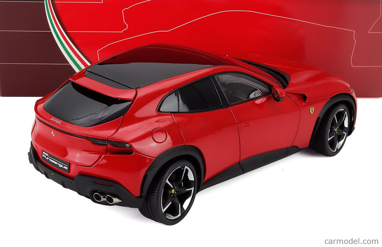 Ferrari Purosangue Suv 2022 - Polyfoam Packaging 1:18 BBR Models ROSSO CORSA - RED