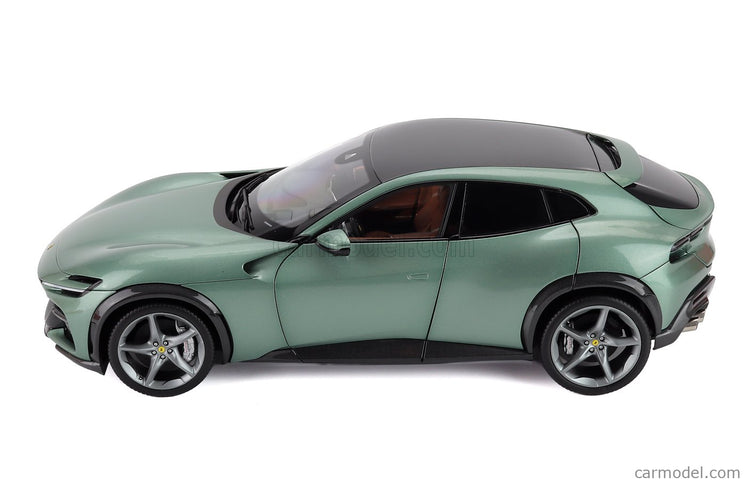 Ferrari Purosangue Suv 2022 - Polyfoam Packaging 1:18 BBR Models zelená Dora - zelená