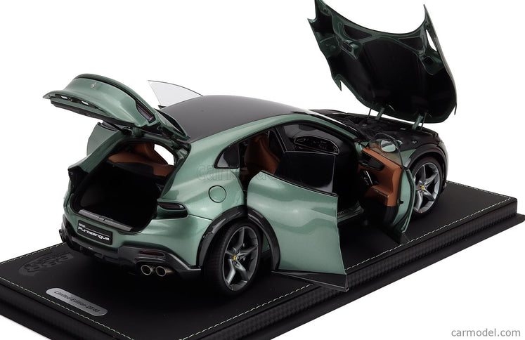 Ferrari Purosangue Suv 2022 1:18 BBR Models zelená Dora - zelená