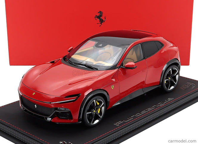Ferrari Purosangue Suv Panoramic Roof 2022 1:18 BBR Models ROSSO CORSA - RED