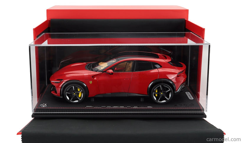 Ferrari Purosangue Suv Panoramic Roof 2022 1:18 BBR Models ROSSO CORSA - RED