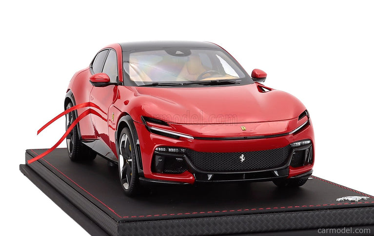 Ferrari Purosangue Suv Panoramic Roof 2022 1:18 BBR Models ROSSO CORSA - RED