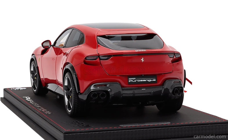 Ferrari Purosangue Suv Panoramic Roof 2022 1:18 BBR Models ROSSO CORSA - RED