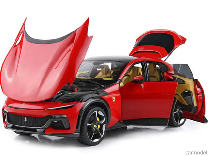 Ferrari Purosangue Suv Panoramic Roof 2022 1:18 BBR Models ROSSO CORSA - RED
