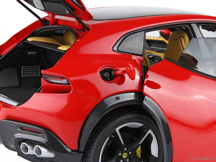 Ferrari Purosangue Suv Panoramic Roof 2022 1:18 BBR Models ROSSO CORSA - RED
