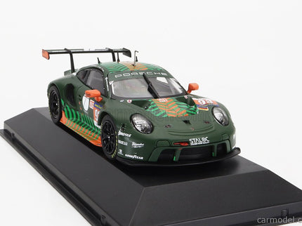 Porsche 911 991-2 RSR Team Proton Competition N°93 Elms 2021 Michael Fassbender - Richard Lietz - Felipe Fernandez Laser 1:43 IXO Models zelená