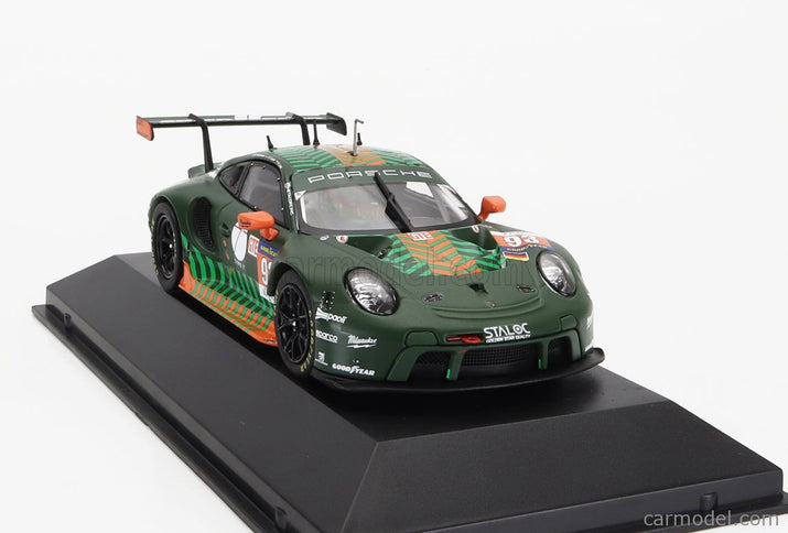 Porsche 911 991-2 RSR Team Proton Competition N°93 Elms 2021 Michael Fassbender - Richard Lietz - Felipe Fernandez Laser 1:43 IXO Models zelená
