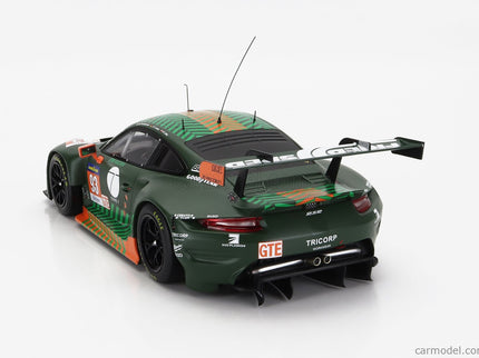 Porsche 911 991-2 RSR Team Proton Competition N°93 Elms 2021 Michael Fassbender - Richard Lietz - Felipe Fernandez Laser 1:18 IXO Models zelená