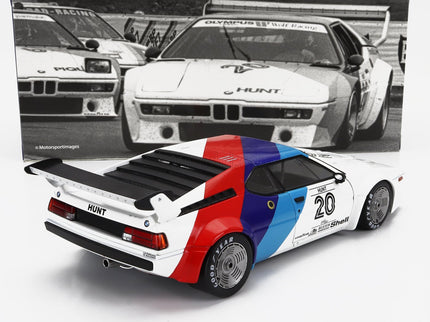 BMW M1 M88 3.5L Team Bmw Motorsport N°20 Procar Series 1979 James Hunt 1:18 Werk83 biela modrá červená