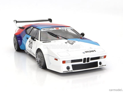 BMW M1 M88 3.5L Team Bmw Motorsport N°20 Procar Series 1979 James Hunt 1:18 Werk83 biela modrá červená