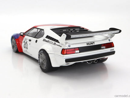BMW M1 M88 3.5L Team Bmw Motorsport N°20 Procar Series 1979 James Hunt 1:18 Werk83 biela modrá červená