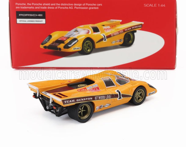 PORSCHE | 917K TEAM GUNSTON COCA-COLA N 1 9h KYALAMI 1970 RICHARD ATTWOOD - JOHN LOVE | ORANGE