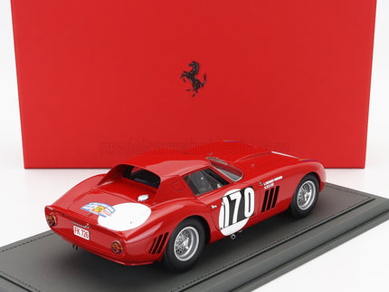 FERRARI | 250 GTO COUPE N 170 TOUR DE FRANCE 1964 ANNIE SOISBAULT - NICOLE ROURE - CON VETRINA - WITH SHOWCASE | RED