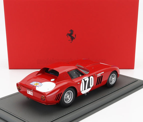 FERRARI | 250 GTO COUPE N 170 TOUR DE FRANCE 1964 ANNIE SOISBAULT - NICOLE ROURE - CON VETRINA - WITH SHOWCASE | RED