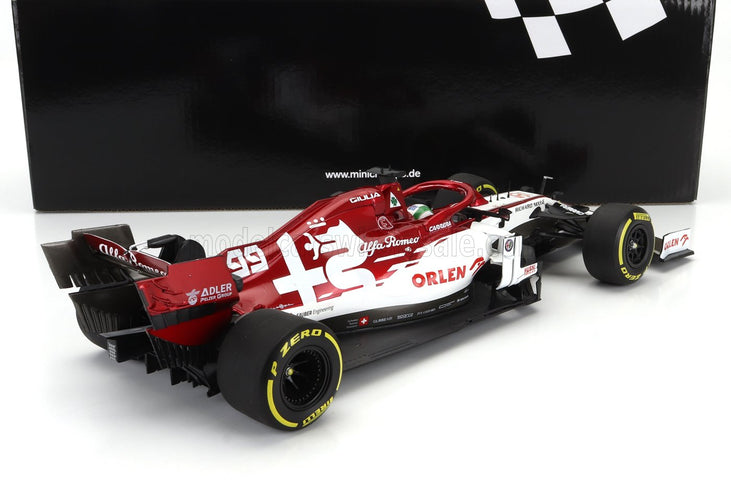 ALFA ROMEO | F1  C39 TEAM RACING ORLEN N 99 AUSTRIAN GP 2020 ANTONIO GIOVINAZZI | WHITE RED MET