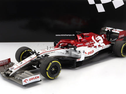 ALFA ROMEO | F1  C39 TEAM RACING ORLEN N 7 AUSTRIAN GP 2020 KIMI RAIKKONEN | WHITE RED MET