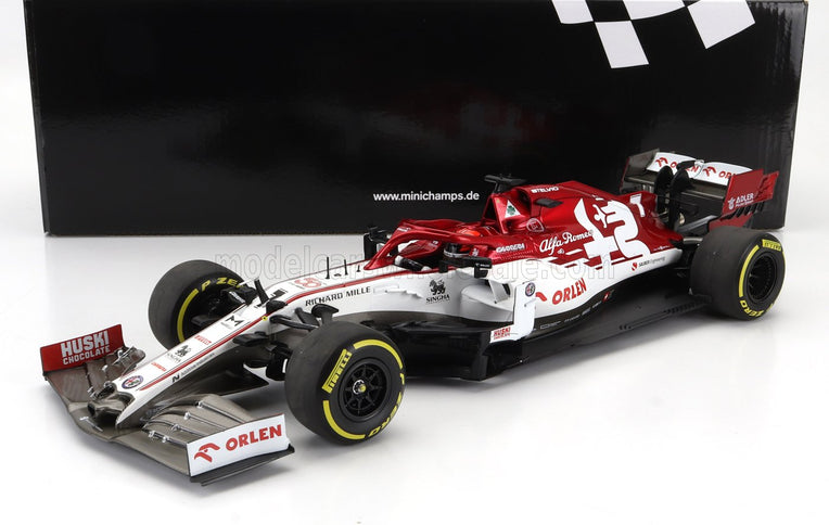 ALFA ROMEO | F1  C39 TEAM RACING ORLEN N 7 AUSTRIAN GP 2020 KIMI RAIKKONEN | WHITE RED MET