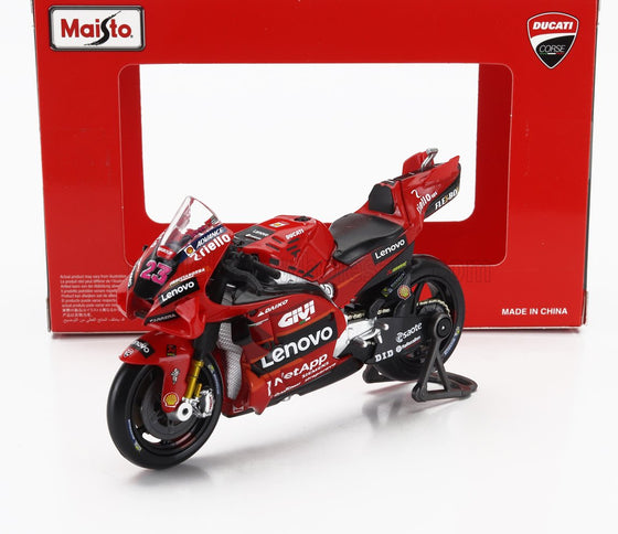 DUCATI | DESMOSEDICI GP23 TEAM LENOVO N 23 MOTOGP SEASON 2023 ENEA BASTIANINI | RED