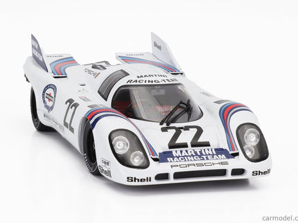 Porsche 917K 4.9L Team Martini Racing N°22 Víťaz 24h Le Mans 1971 Helmut Marko - Gijs Van Lennep 1:18 Werk83 biela modrá
