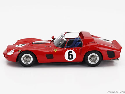 Ferrari 330 Tri/lm Spider 4.0L V12 Team Spa Ferrari Sefac N°6 Víťaz 24h Le Mans 1962 Oliver Gendebien - Phil Hill 1:18 Werk83 červená
