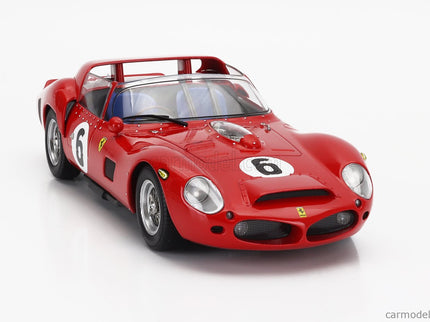 Ferrari 330 Tri/lm Spider 4.0L V12 Team Spa Ferrari Sefac N°6 Víťaz 24h Le Mans 1962 Oliver Gendebien - Phil Hill 1:18 Werk83 červená