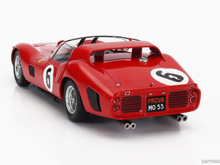 Ferrari 330 Tri/lm Spider 4.0L V12 Team Spa Ferrari Sefac N°6 Víťaz 24h Le Mans 1962 Oliver Gendebien - Phil Hill 1:18 Werk83 červená