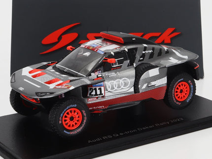 AUDI | Q E-TRON RS TEAM AUDI SPORT N 211 RALLY DAKAR 2023 MATTIAS EKSTROM - EMIL BERGKVIST | GREY SILVER BLACK