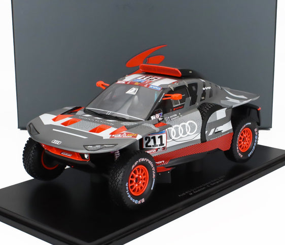 AUDI | Q E-TRON RS TEAM AUDI SPORT N 211 RALLY DAKAR 2023 MATTIAS EKSTROM - EMIL BERGKVIST | GREY SILVER BLACK