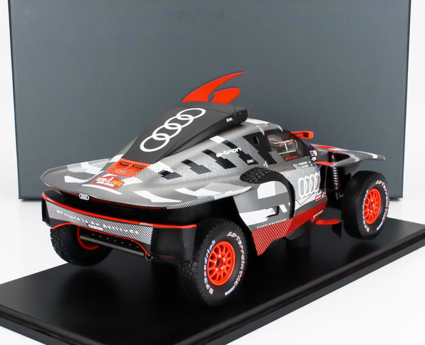 AUDI | Q E-TRON RS TEAM AUDI SPORT N 211 RALLY DAKAR 2023 MATTIAS EKSTROM - EMIL BERGKVIST | GREY SILVER BLACK