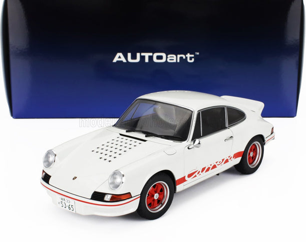 PORSCHE | 911 CARRERA RS 1973 -  THE CIRCUIT WOLF - (RIVAL) SAKON HAYASE - MANGA MOVIE | WHITE RED
