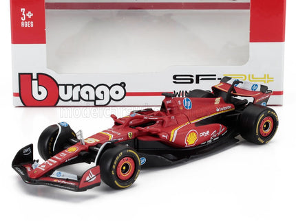 FERRARI | F1  SF-24 TEAM SCUDERIA FERRARI N 16 WINNER MONACO GP 2024 CHARLES LECLERC | RED BLACK