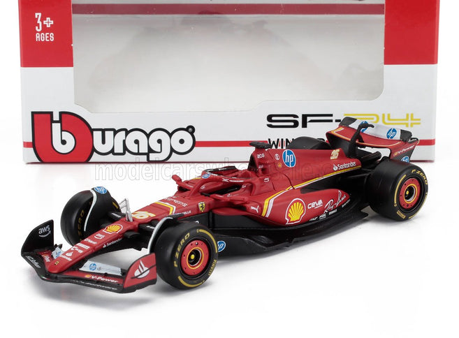 FERRARI | F1  SF-24 TEAM SCUDERIA FERRARI N 16 WINNER MONACO GP 2024 CHARLES LECLERC | RED BLACK