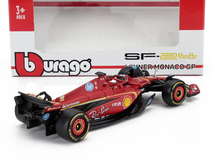 FERRARI | F1  SF-24 TEAM SCUDERIA FERRARI N 16 WINNER MONACO GP 2024 CHARLES LECLERC | RED BLACK