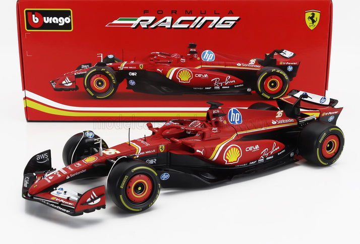 FERRARI | F1  SF-24 TEAM SCUDERIA FERRARI N 16 SEASON 2024 CHARLES LECLERC | RED BLACK