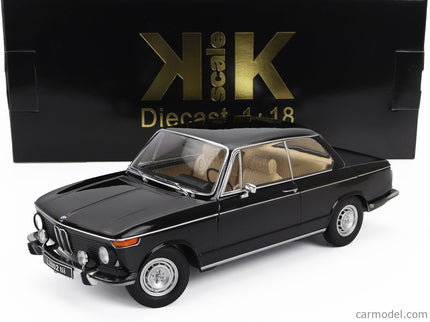 BMW L2002 Tii 2-SERIES 1974 1:18 KK Scale čierna