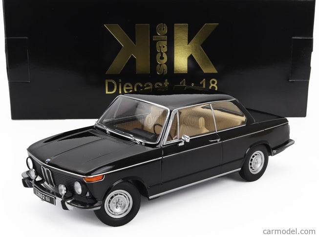 BMW L2002 Tii 2-SERIES 1974 1:18 KK Scale čierna