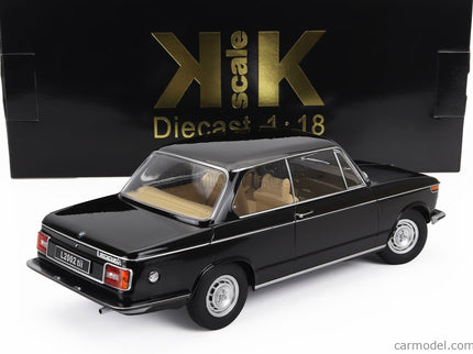 BMW L2002 Tii 2-SERIES 1974 1:18 KK Scale čierna
