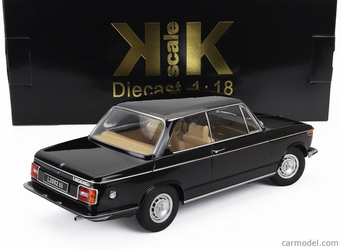 BMW L2002 Tii 2-SERIES 1974 1:18 KK Scale čierna