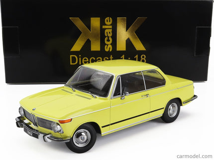 BMW 1602 1-SERIES 1971 1:18 KK Scale žltá
