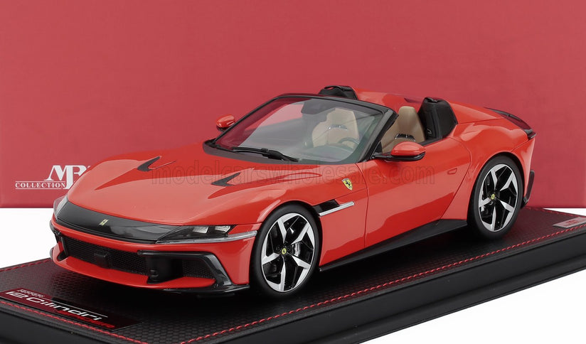 FERRARI | 12CILINDRI SPIDER V12 830cv 2024 - CON VETRINA - WITH SHOWCASE | ROSSO DINO - RED