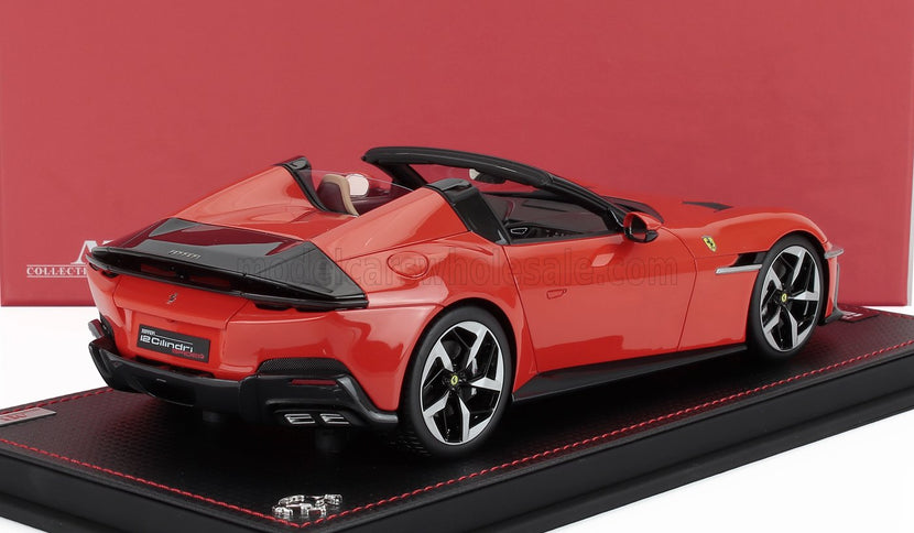 FERRARI | 12CILINDRI SPIDER V12 830cv 2024 - CON VETRINA - WITH SHOWCASE | ROSSO DINO - RED