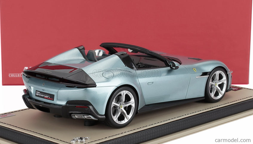 Ferrari 12CILINDRI Spider V12 830cv 2024 1:18 MR Models bledomodrá Trevi - svetlomodrá metalická