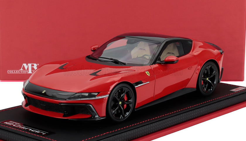 FERRARI | 12CILINDRI COUPE V12 830cv 2024 - CON VETRINA - WITH SHOWCASE | ROSSO SCUDERIA - RED