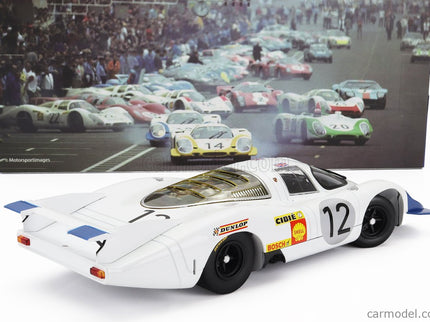 Porsche 917LH 4.5L Team Porsche System Engeneering N°12 24h Le Mans 1969 Vic Elford - Richard Attwood 1:18 Werk83 biela modrá