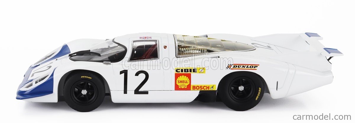 Porsche 917LH 4.5L Team Porsche System Engeneering N°12 24h Le Mans 1969 Vic Elford - Richard Attwood 1:18 Werk83 biela modrá