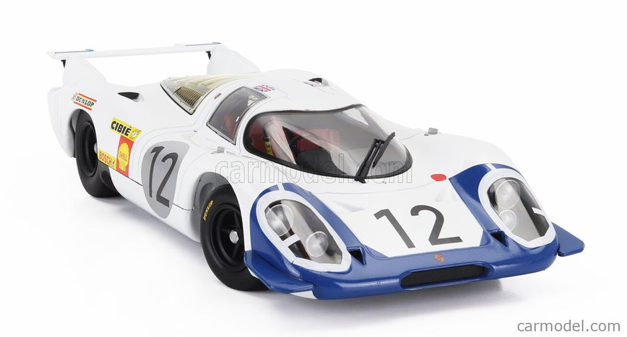 Porsche 917LH 4.5L Team Porsche System Engeneering N°12 24h Le Mans 1969 Vic Elford - Richard Attwood 1:18 Werk83 biela modrá