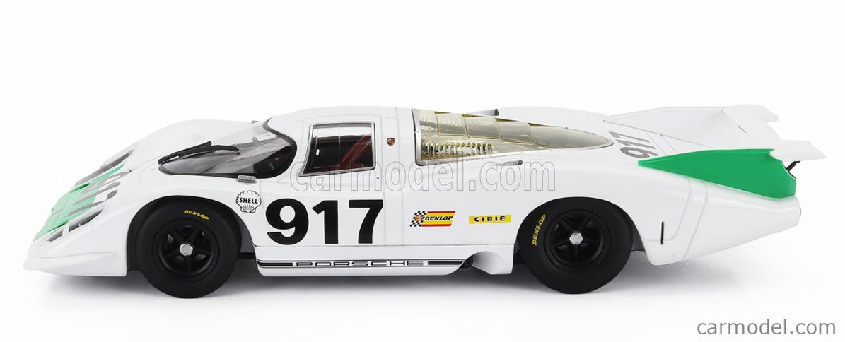 Porsche 917LH 4.5L N°917 Geneve Motor Show 1969 1:18 Werk83 biela zelená