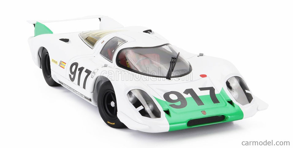 Porsche 917LH 4.5L N°917 Geneve Motor Show 1969 1:18 Werk83 biela zelená